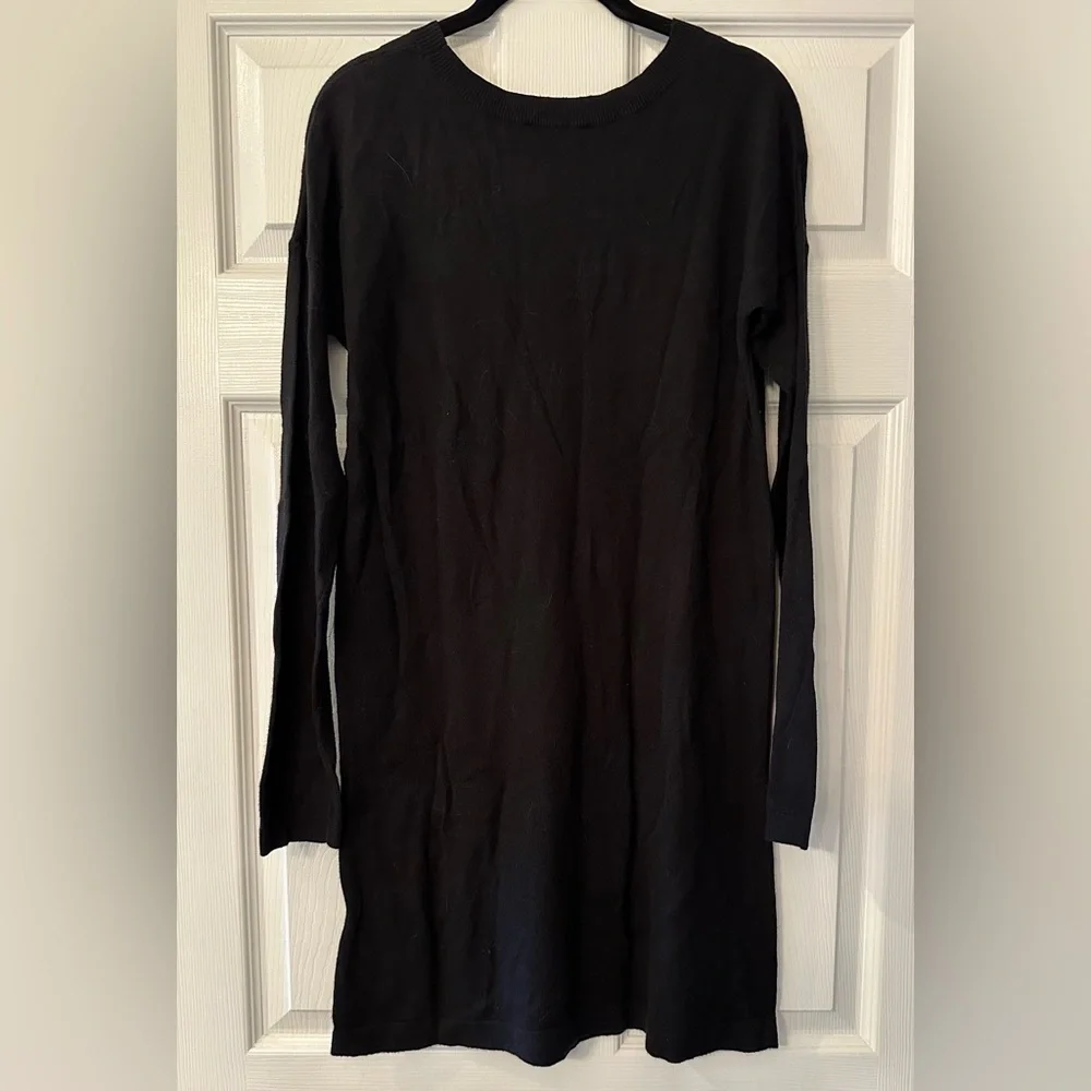 EXPRESS S Black Sweater Dress Big White Anchor Graphic R $88 - Picture 6 of 13